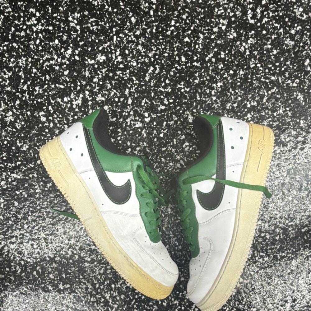 Nike Air Force 1 '07 Low Pine Green White Green Men's Sneakers 315122-134